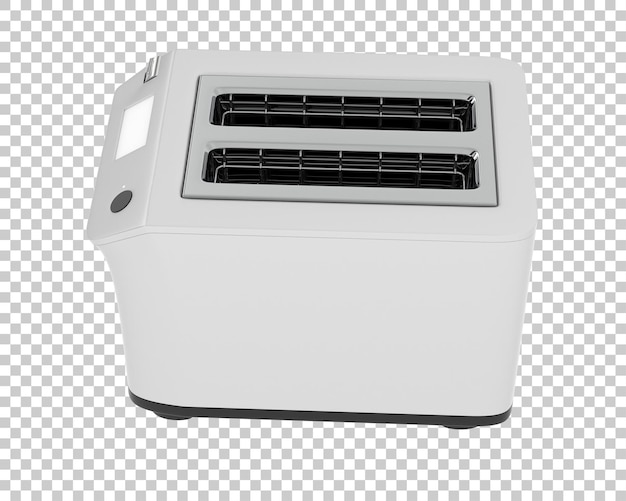 Toaster isolated on background 3d rendering illustration