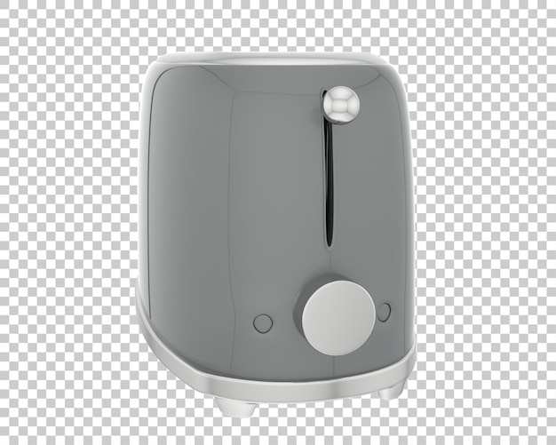 Toaster isolé sur le fond illustration de rendu 3D