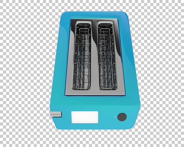 PSD toaster isoliert auf dem hintergrund 3d-rendering-illustration