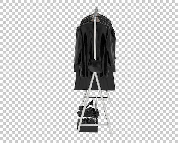 Un tocador aislado sobre un fondo transparente Ilustración de renderización 3D