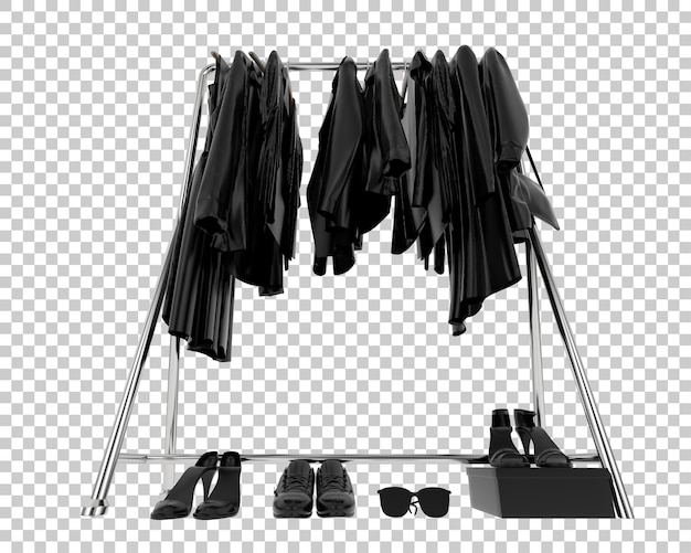 Un tocador aislado sobre un fondo transparente Ilustración de renderización 3D