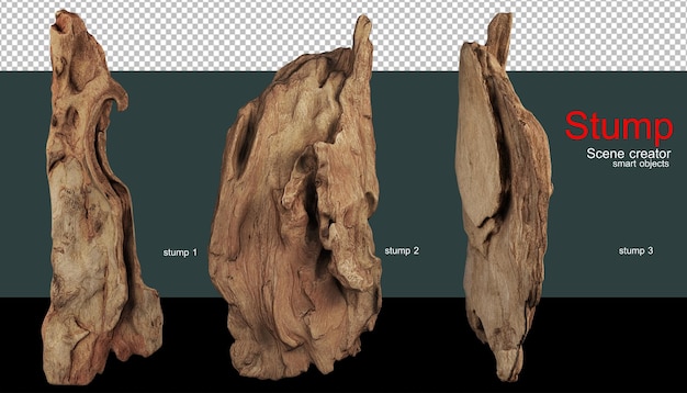 Tocones de varias formas