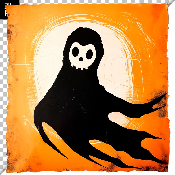 PSD todo debe ir pancarta de halloween aislado en fondo transparente