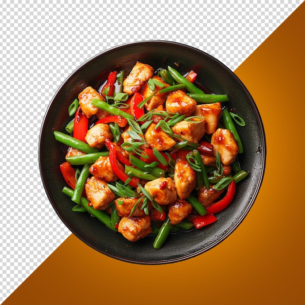 PSD tofu frito png aislado en fondo blanco