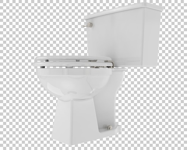 PSD toilette isolée sur un fond transparent illustration de rendu 3d