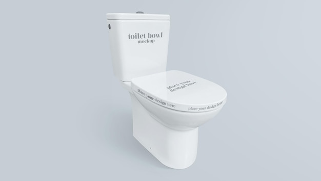 PSD toilettenschüssel mockup