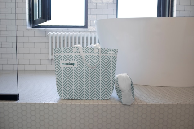 Toilettentaschen-Mockup-Design