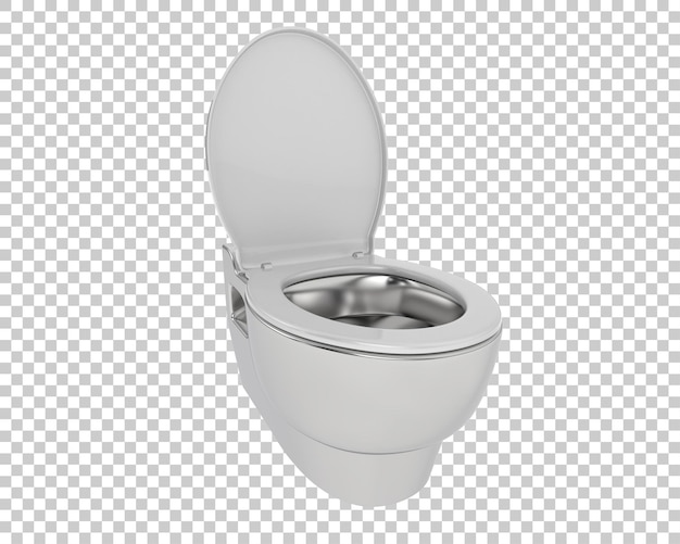 PSD toilettes isolées sur fond transparent illustration du rendu 3d