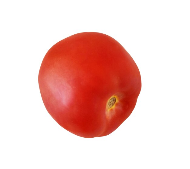 Tomate aislado en el fondo blanco