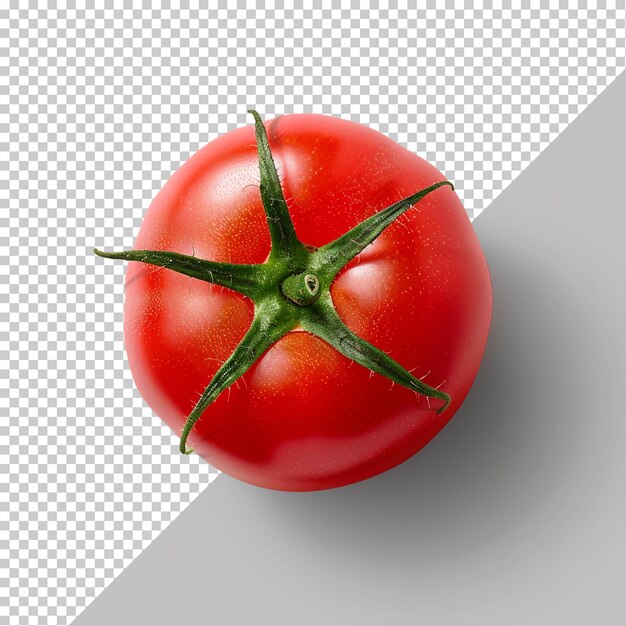 PSD tomate aislado sobre un fondo transparente