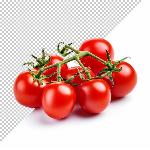 Tomate bonito isolado em fundo transparente