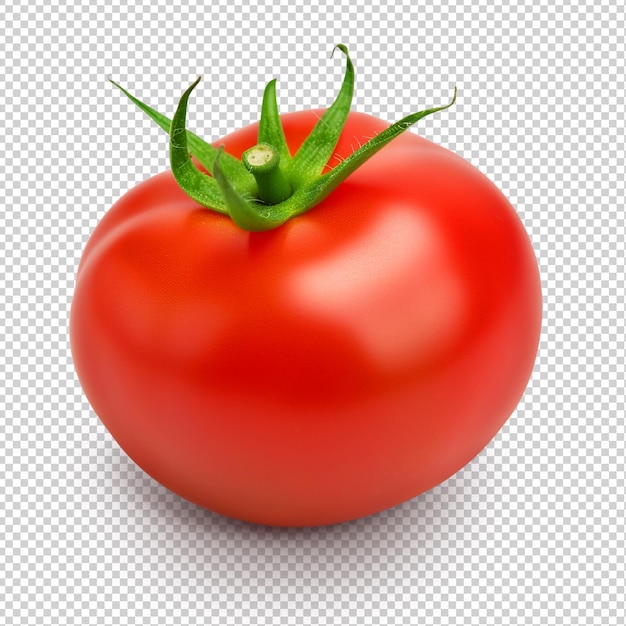 Tomate isoliert auf transparentem Hintergrund Ai