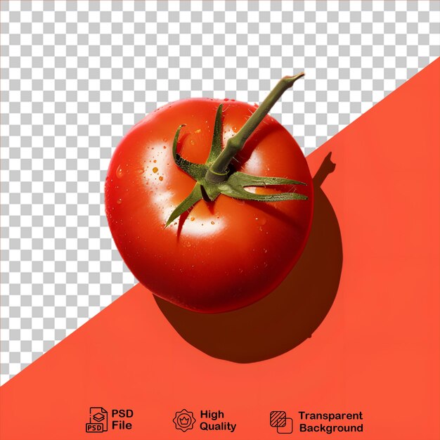 PSD tomate orgánico aislado sobre un fondo transparente incluir archivo png