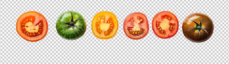 PSD tomate rojo fresco aislado