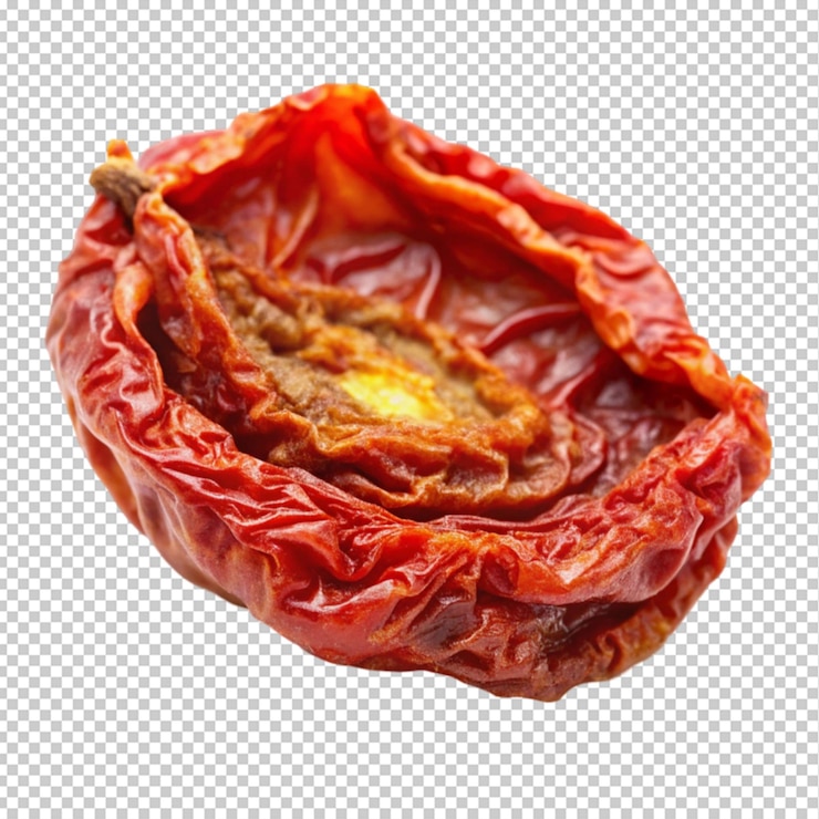 PSD tomate seco de fondo transparente