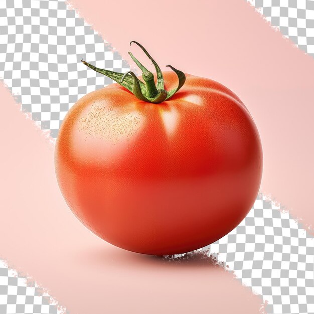 Tomate vor transparentem hintergrund