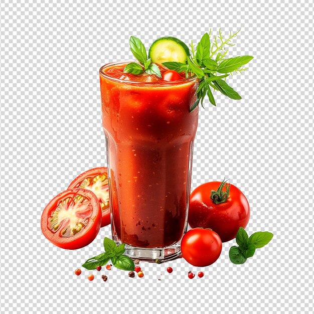 Tomatensauce, isoliert auf weißem hintergrund