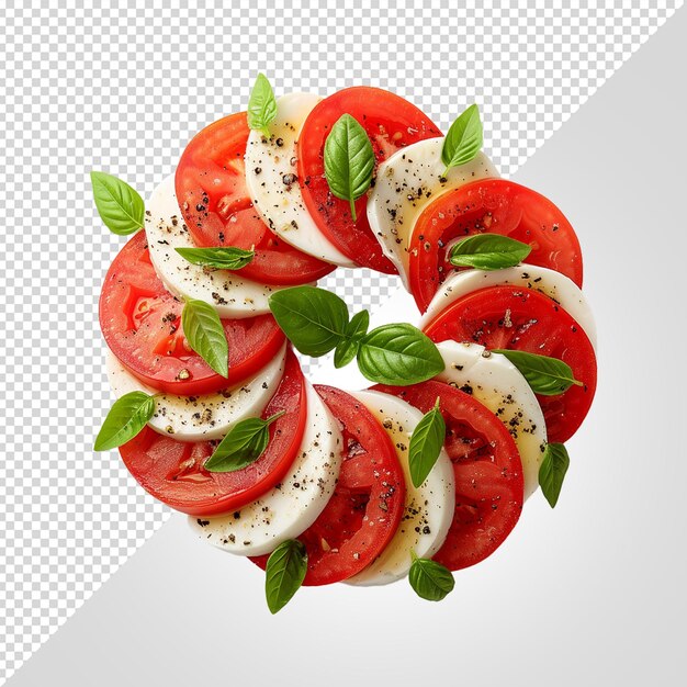 PSD tomates e mozzarella