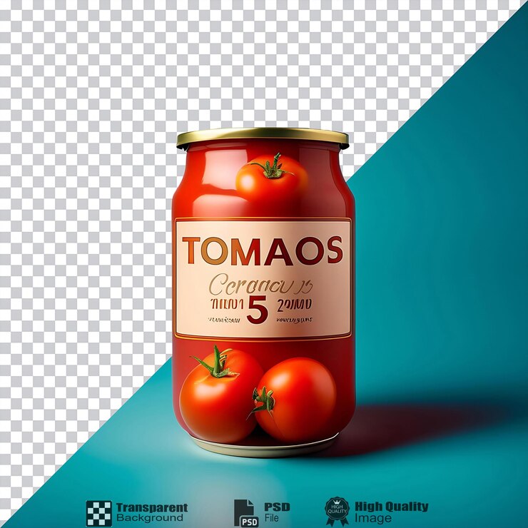 PSD tomates enlatados