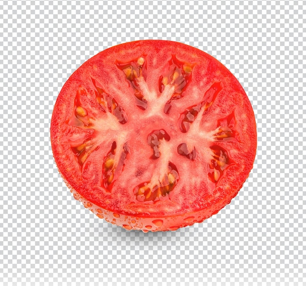 PSD tomates frescos con gotas de agua aisladas psd premium