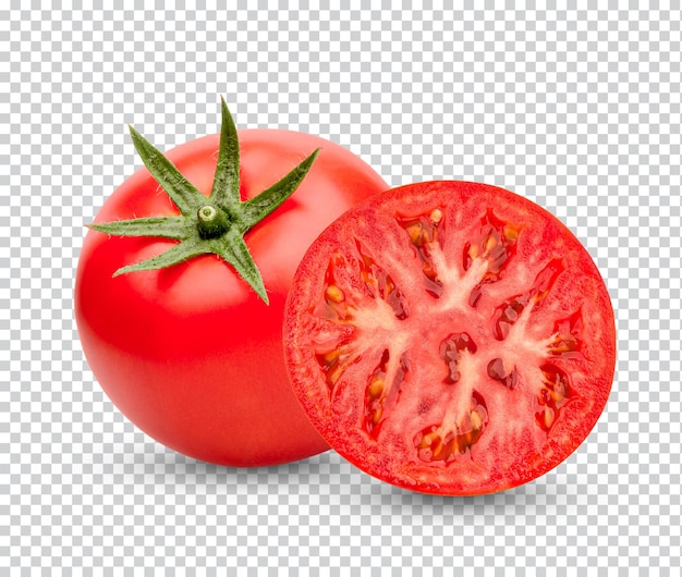 Tomates frescos isolados