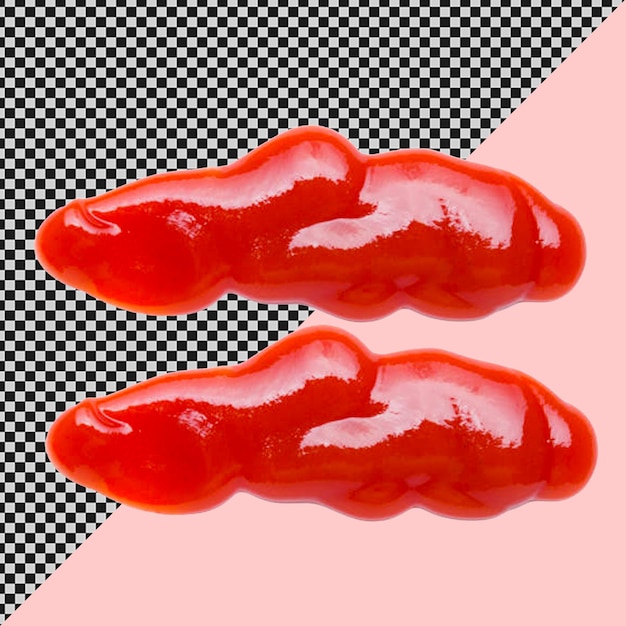 tomato ketchup sauce splashes or red liquid tomato juice vector realistic isolated with white backg