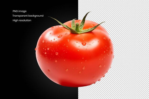 Tomato rosso isolato per trasparente