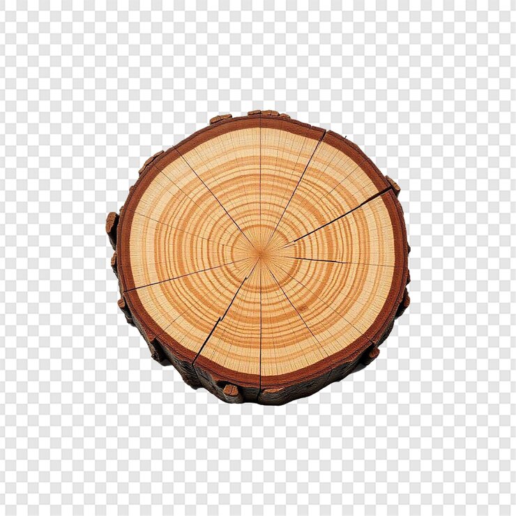 PSD tomo de árbol aislado sobre un fondo transparente