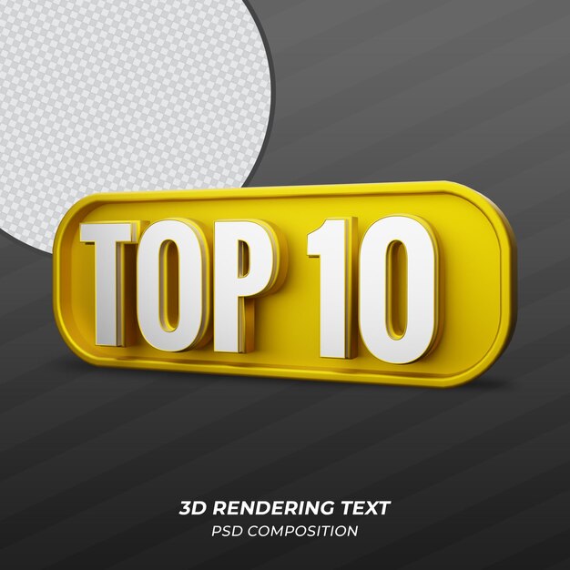 Top 10 3d render