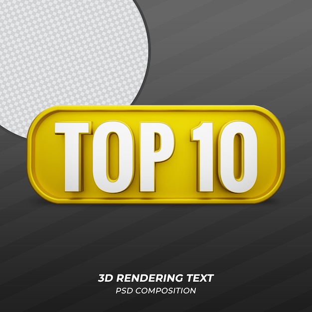 Top 10 Luxe 3d