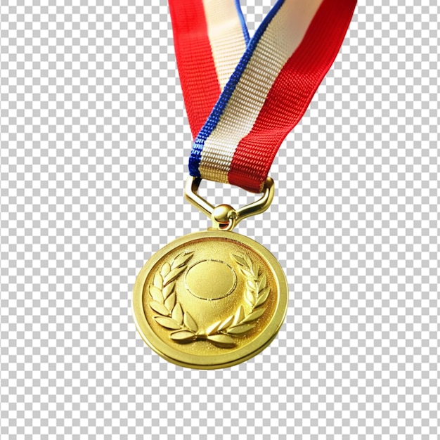 PSD top-ansicht der medaille