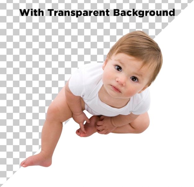 Top Shot de Baby Sitting PNG PSD isolé sur un fond transparent