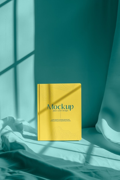 Top-View-Notebook-Mockup-Design