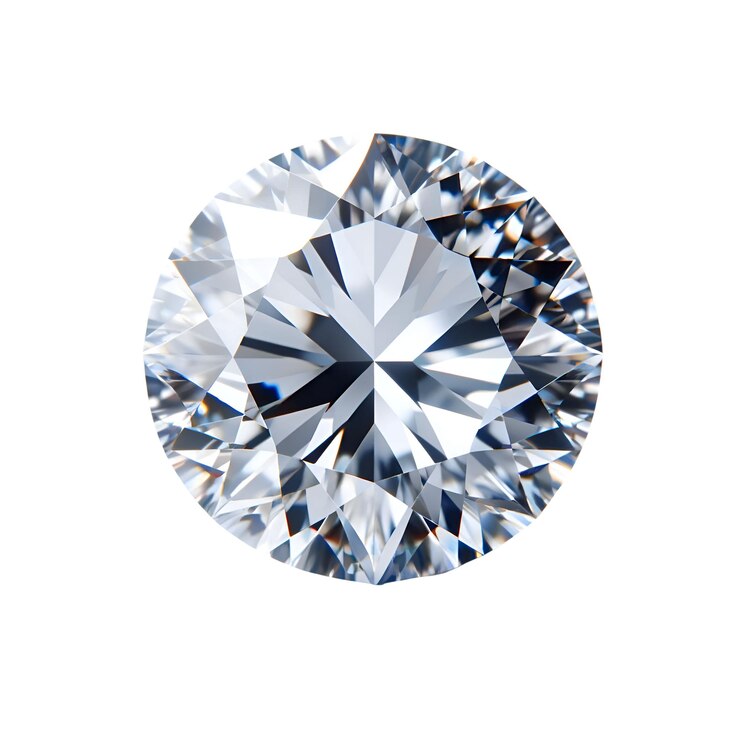 PSD top view of diamond gemstone