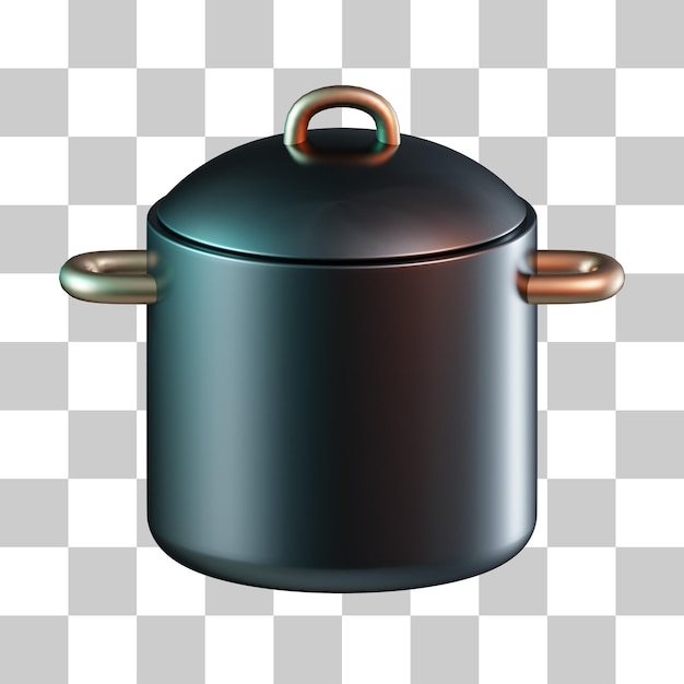 Topf 3D-Symbol