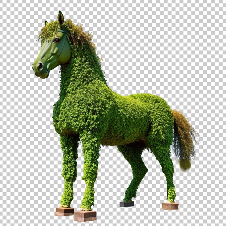 PSD topiario para caballos