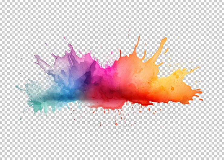 PSD un toque de pintura colorido, un toque de pintura png pngegg