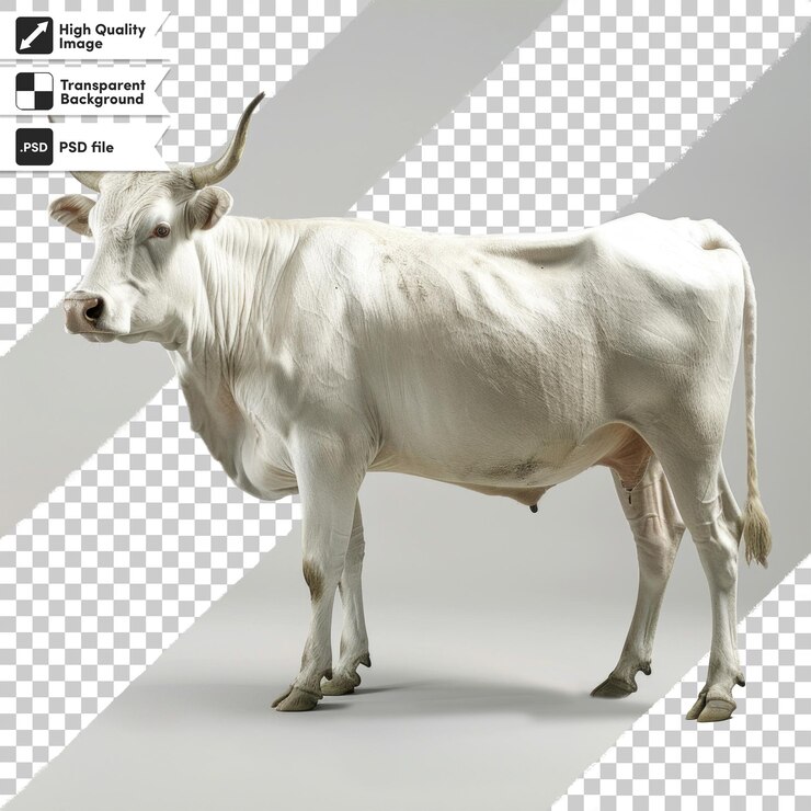 PSD un toro con una imagen de una vaca en él