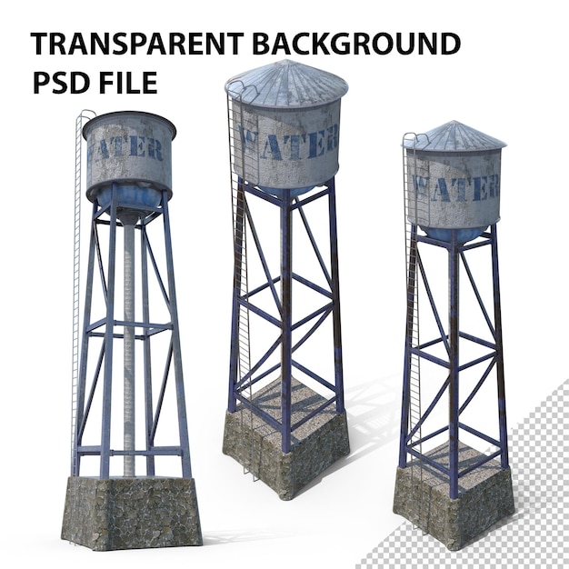 PSD torre de agua png