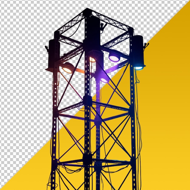 Torre di comunicazione metallica