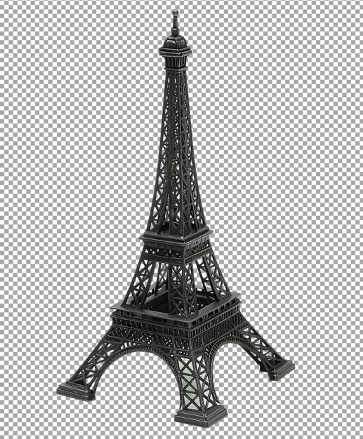 Torre Eiffel png aislada en un fondo transparente