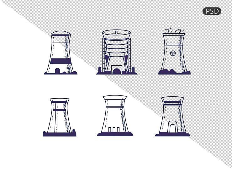 PSD torre de refrigeración de circuito cerrado