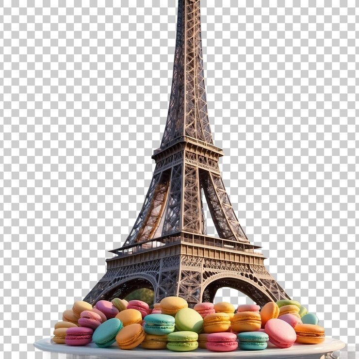 PSD una torre con una torre en el fondo