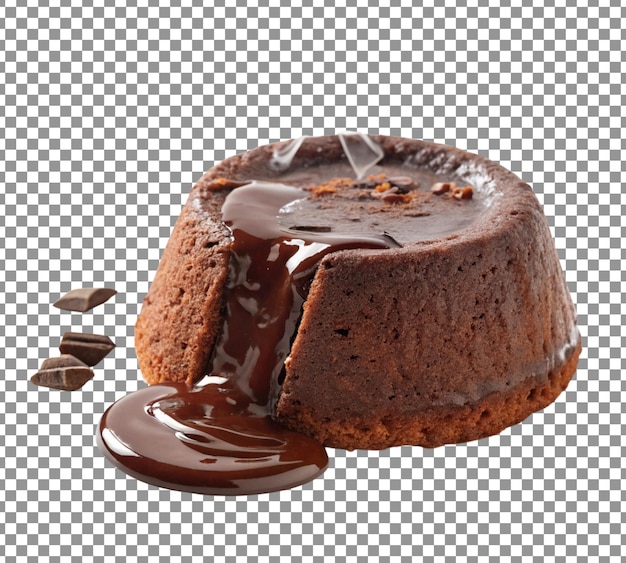 torta di lava al cioccolato fresco