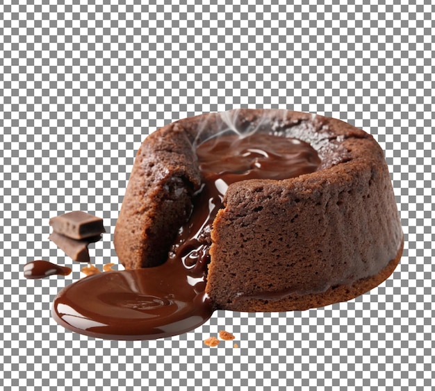 torta di lava al cioccolato fresco