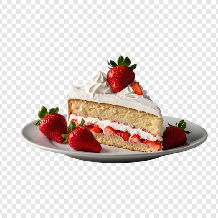 PSD torta isolada em fundo transparente