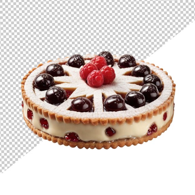 Torte De Linzer Sur Un Fond Transparent