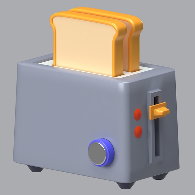 Tostadora icono 3d
