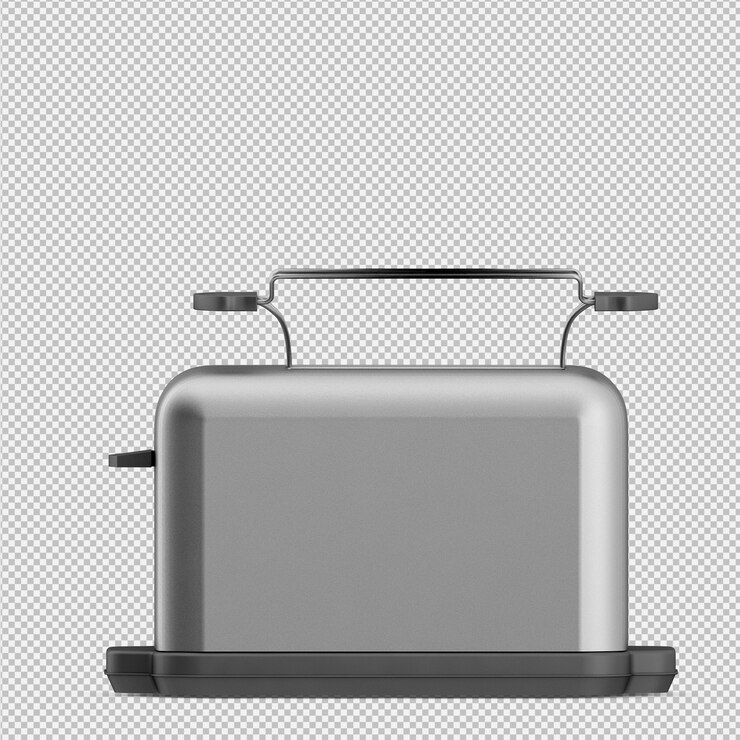 PSD tostadora isométrica render 3d