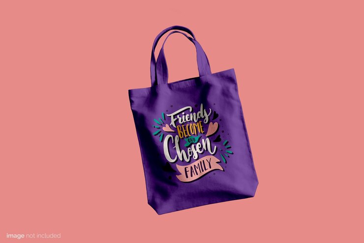 PSD tote bag mockup